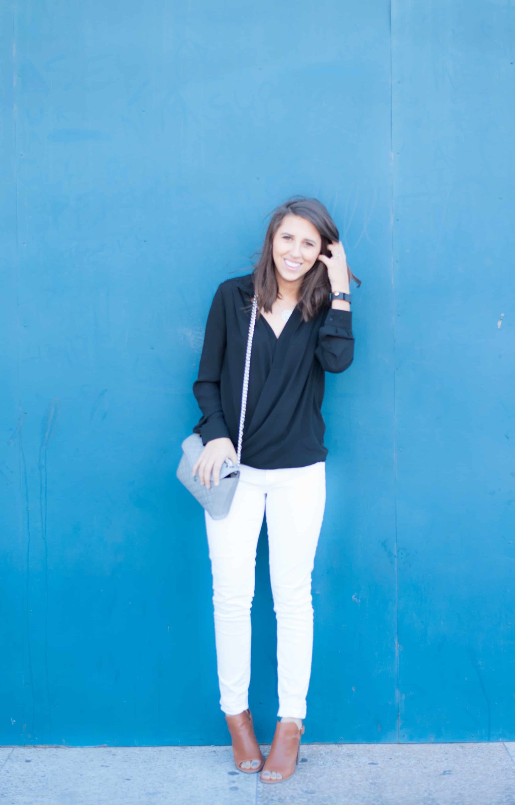 Dress Up Buttercup | Houston Fashion Blog - Dede Raad Slit Long Sleeve