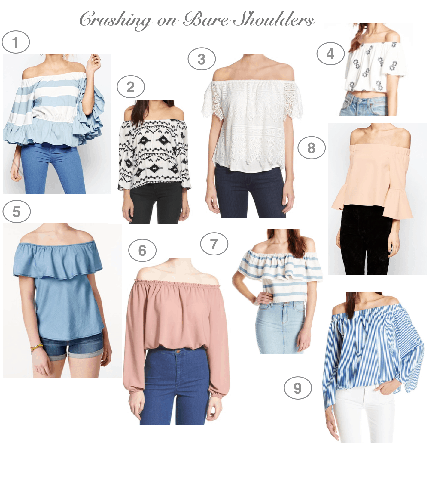 Dress Up Buttercup | Houston Fashion Blog - Dede Raad | Crushing on Bare Off the Shoulder Tops Blouses