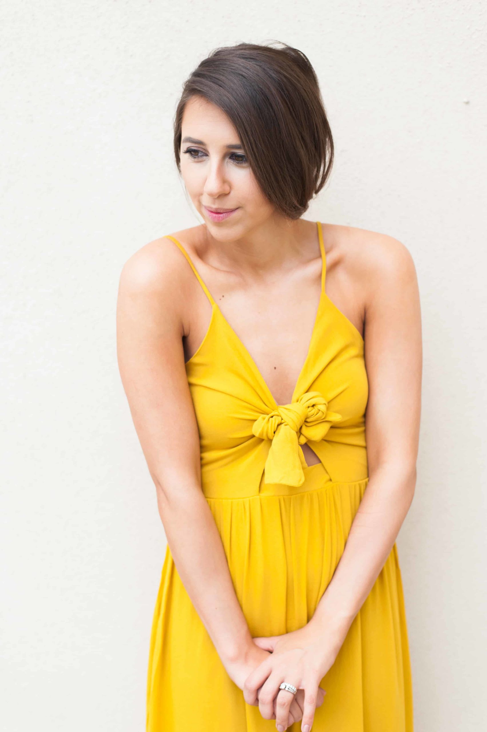 Dress Up Buttercup // A Houston-based fashion and inspiration blog developed to daily inspire your own personal style by Dede Raad | Yellow Tie Front