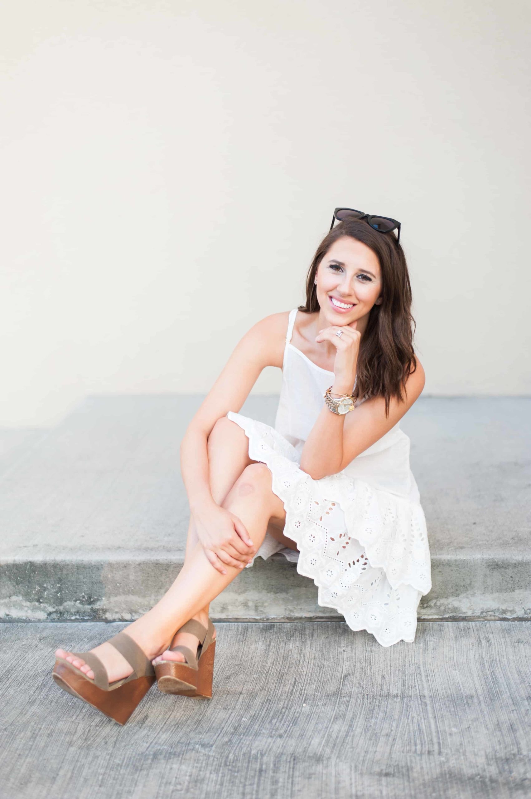 Dress Up Buttercup // A Houston-based fashion and inspiration blog developed to daily inspire your own personal style by Dede Raad | Eyelet Slipdress