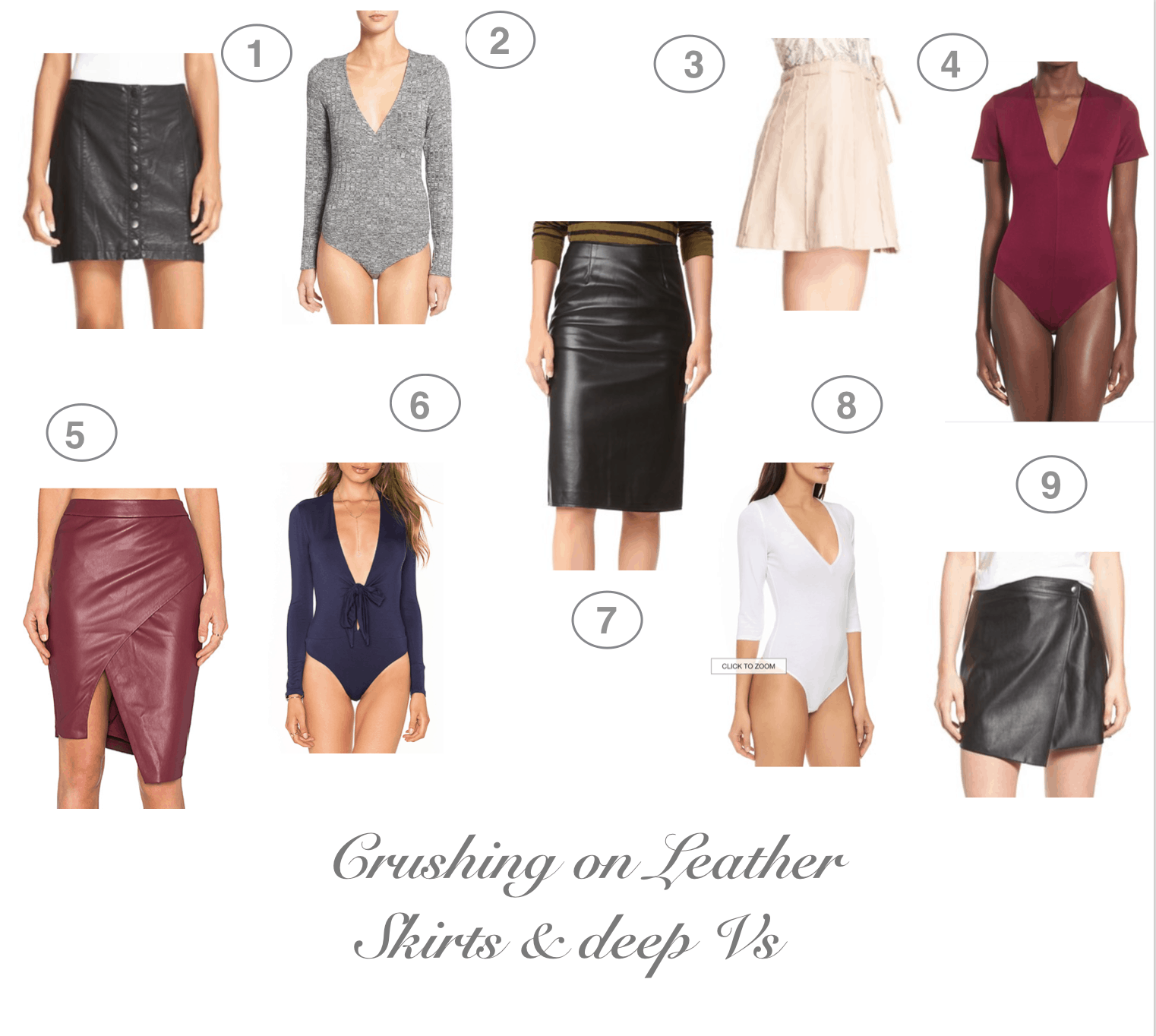 Dress Up Buttercup | Houston Fashion and Travel Blog - Dede Raad | Crushing on Leather Skirts & Deep V's