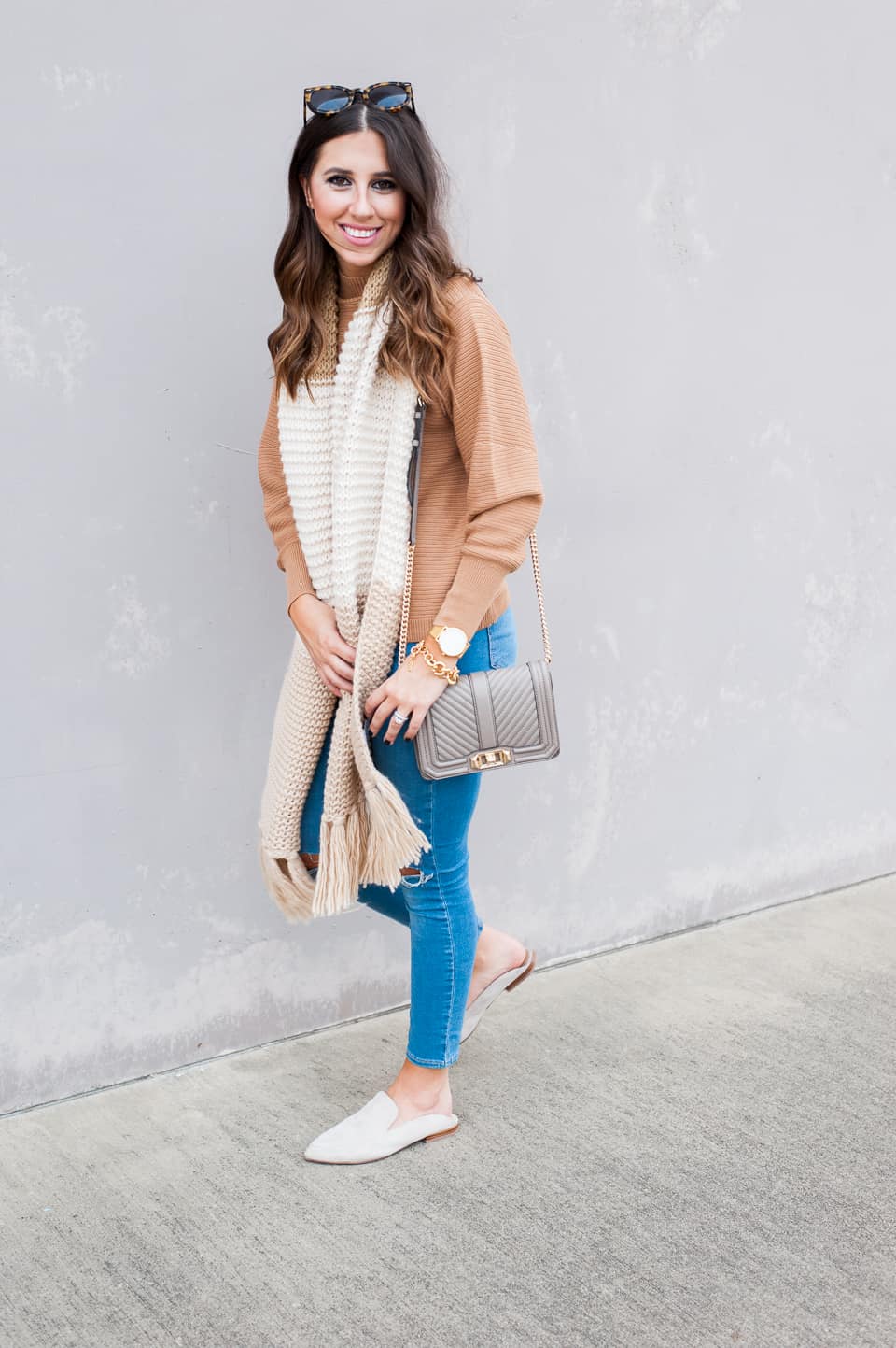 Dress Up Buttercup // A Houston-based fashion travel blog developed to daily inspire your own personal style by Dede Raad | Waffle Scarf