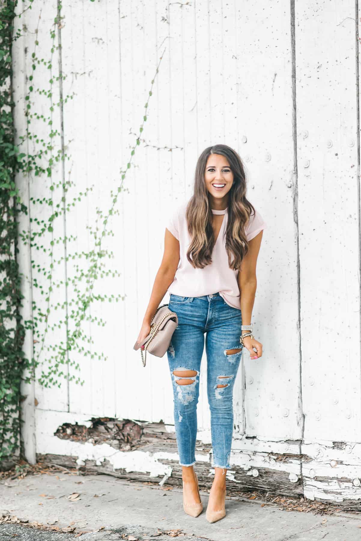 Dress Up Buttercup, Dede Raad, Houston Blogger, Fashion Blogger, Best Distressed Denim