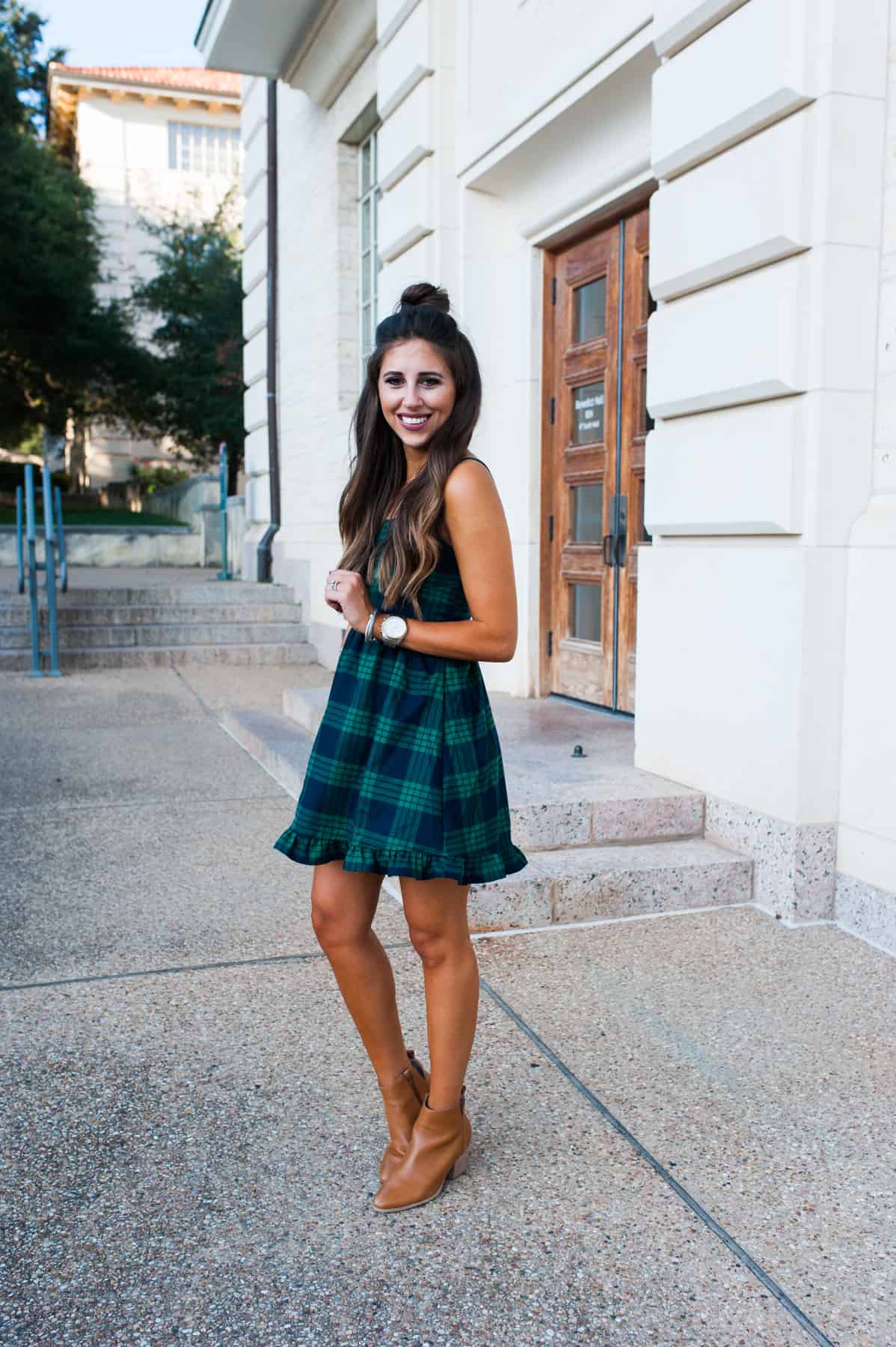 Plaid Mini Dress I Dress Up Buttercup